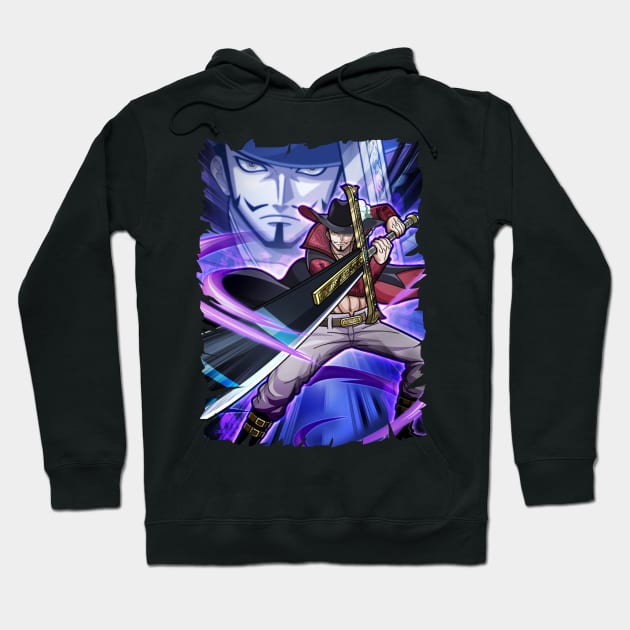 DRACULE MIHAWK ANIME MERCHANDISE Hoodie by julii.draws